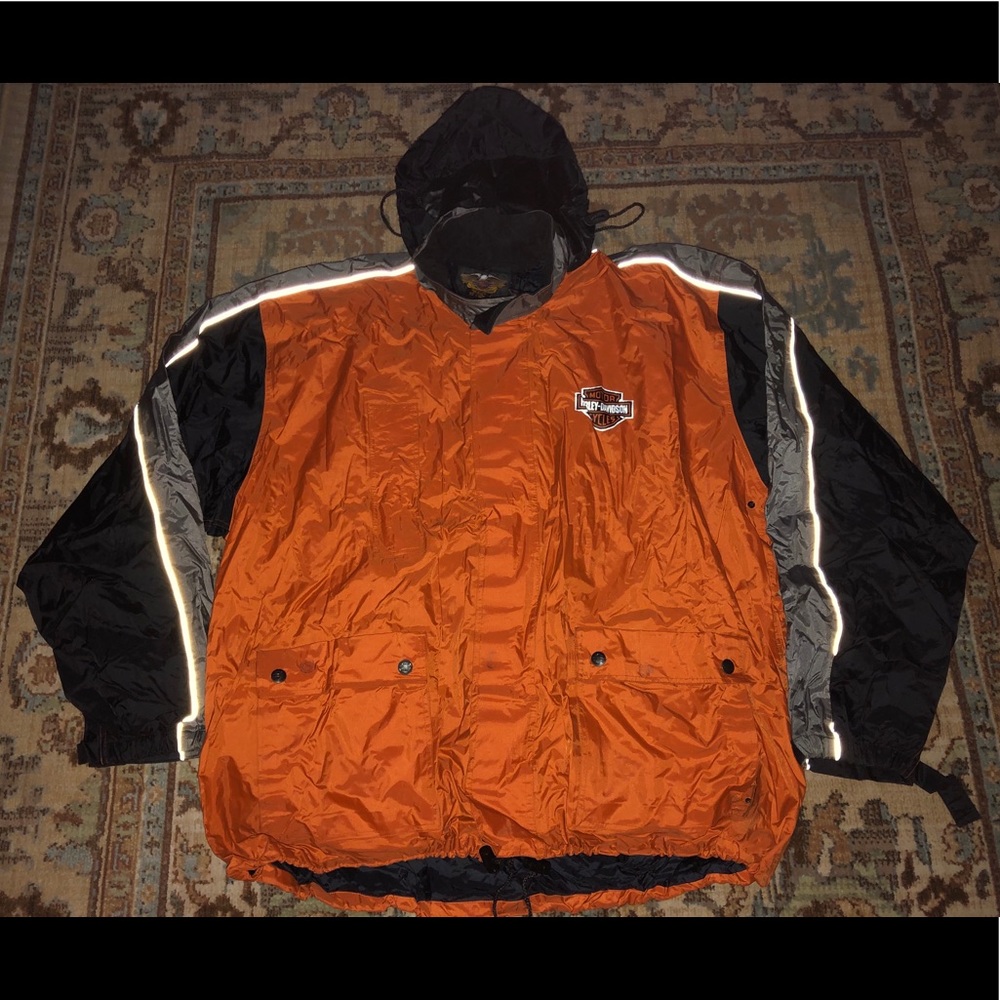 Men’s Harley Davidson 2pc motorcycle rain suitXL